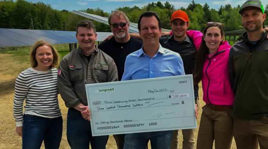 Longroad Energy community donation