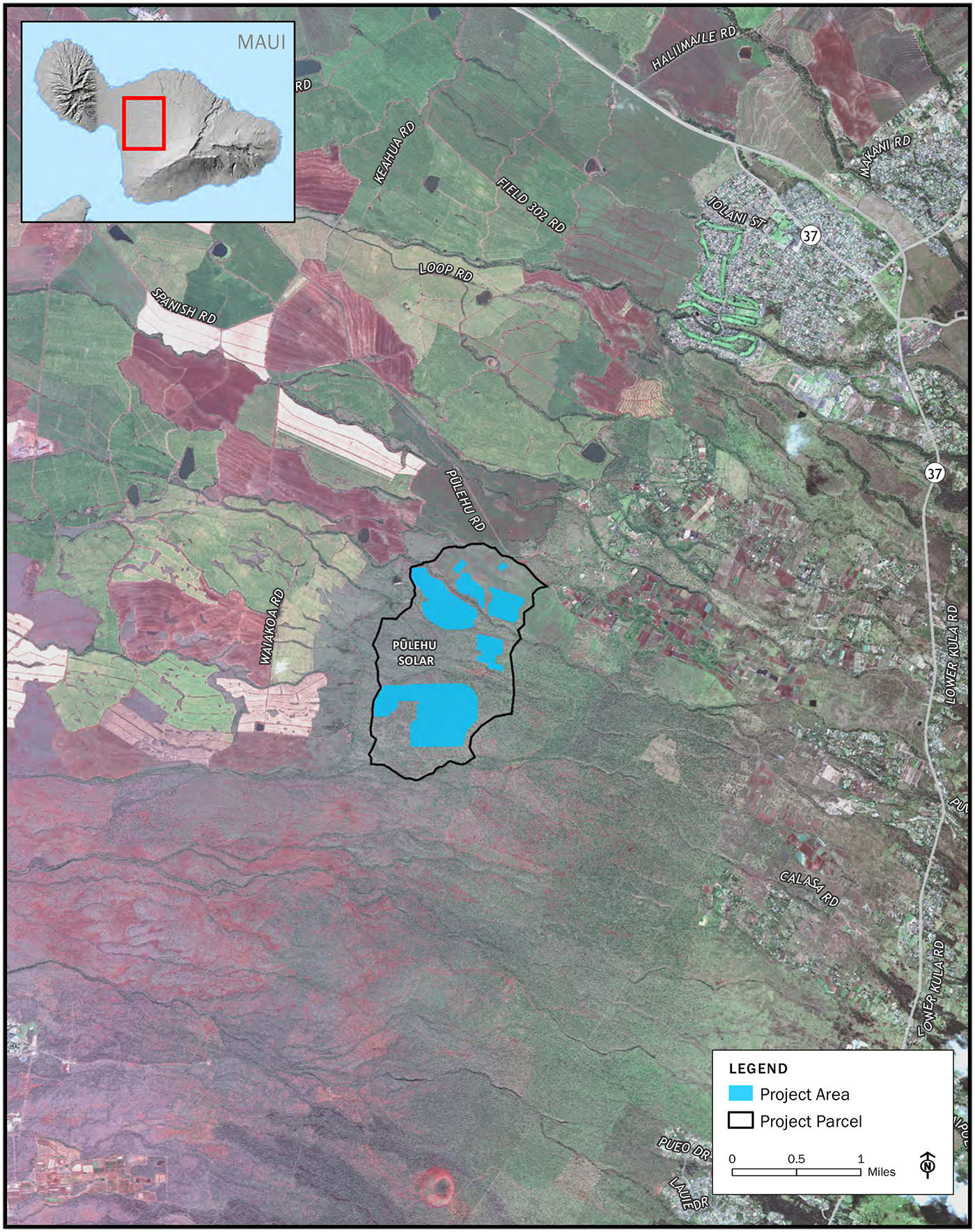 Pulehu Project Vicinity