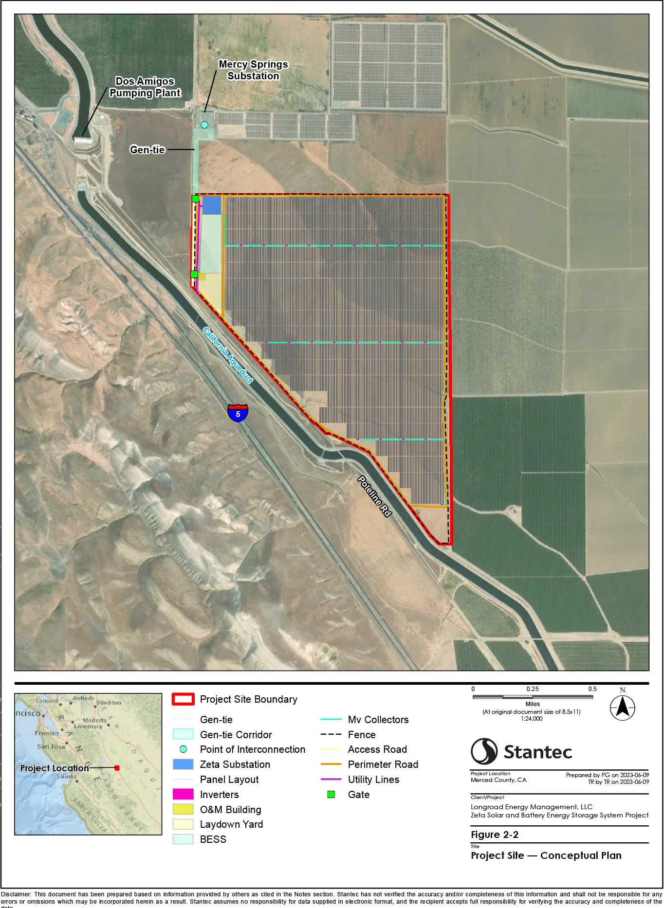 Zeta Solar + Storage Site Plan